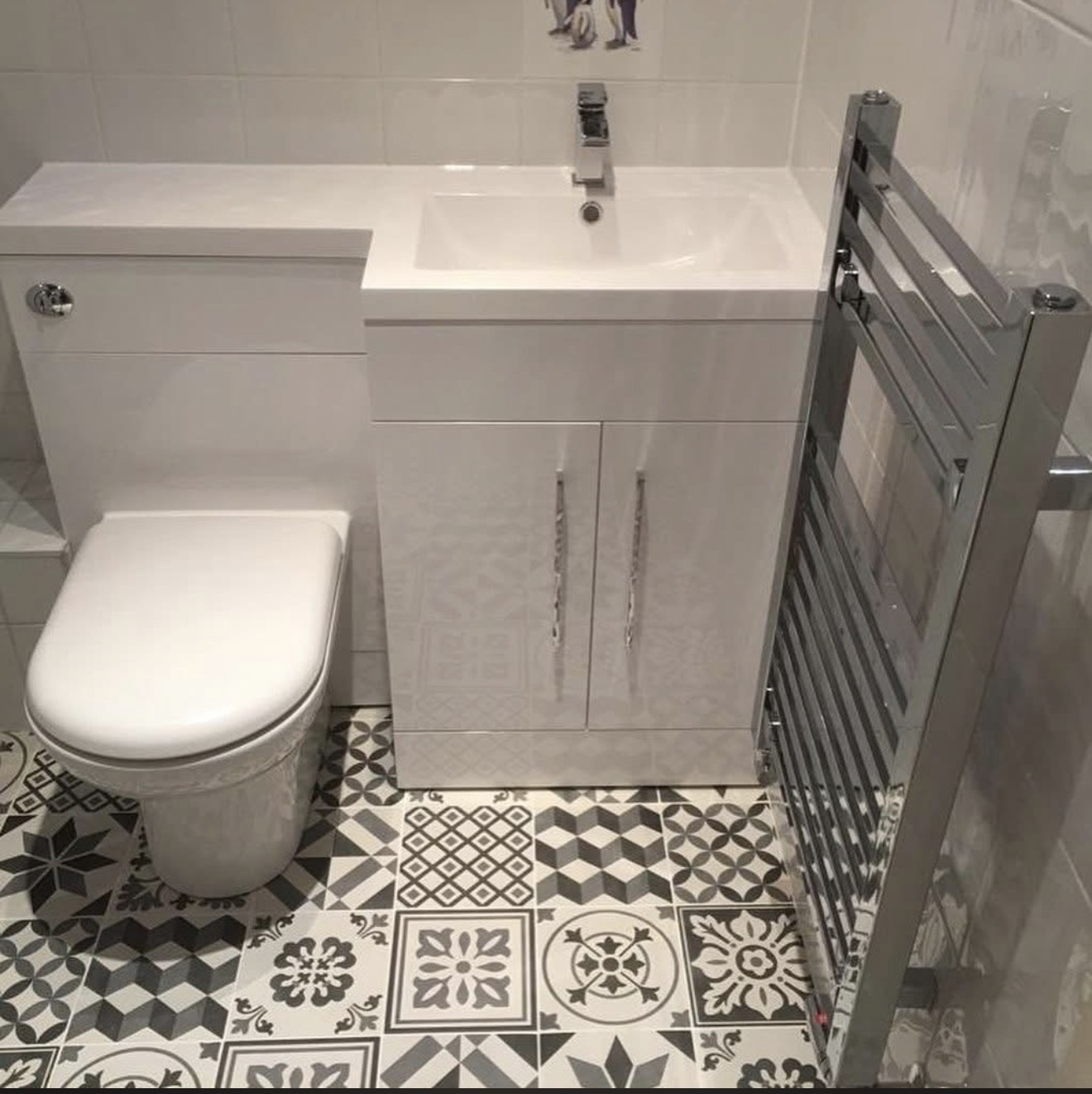 Cloakroom after refurbishment by AJ Plumbing Services