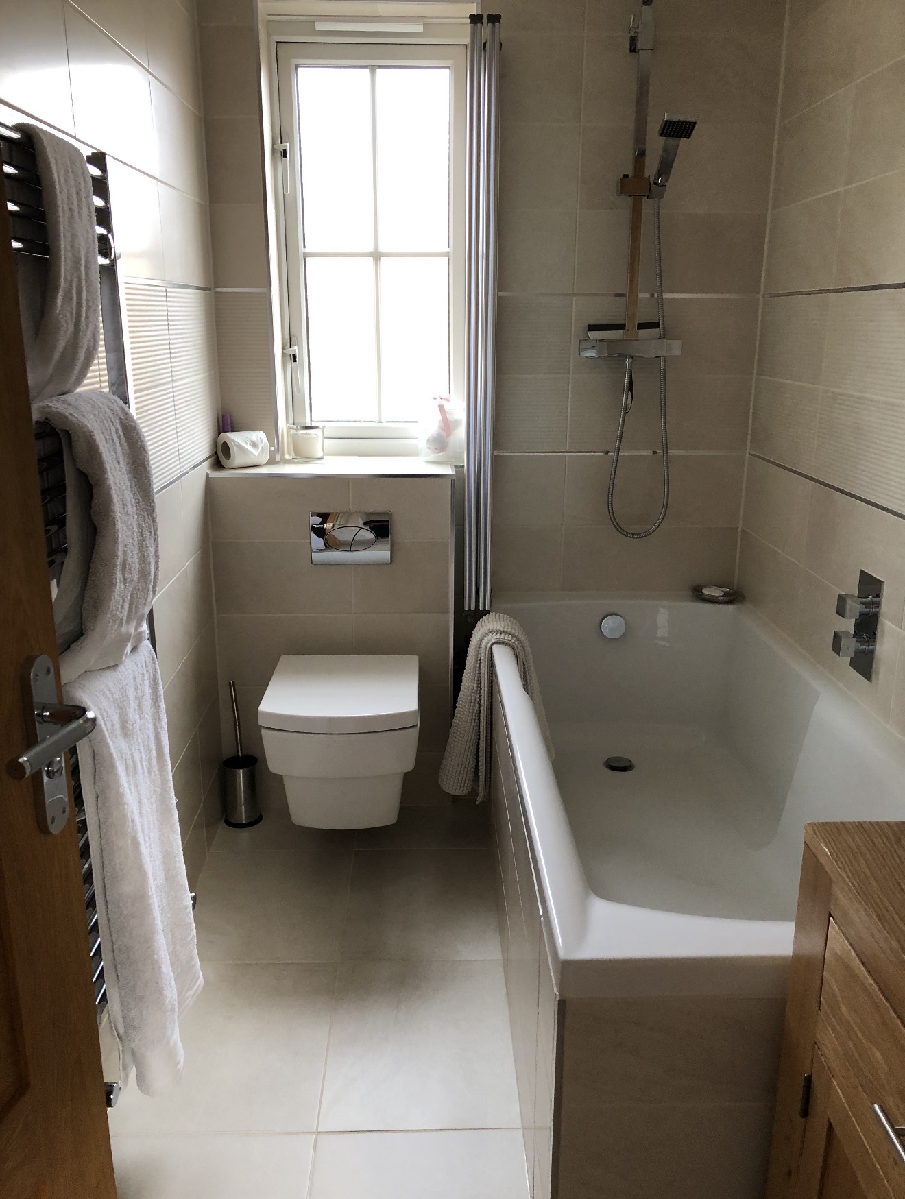 Bathroom after refurbishment by AJ Plumbing Services